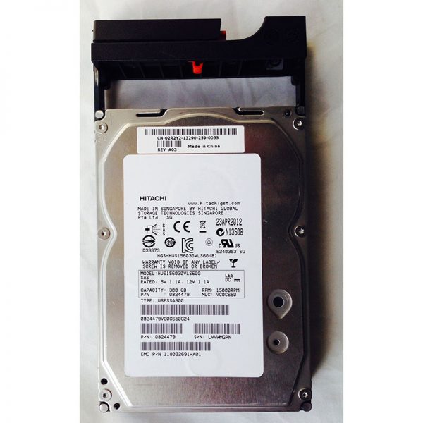 0B24479 - EMC 300GB 15K RPM SAS  3.5" HDD for AX4-5, AX4-5I, AX4-5F