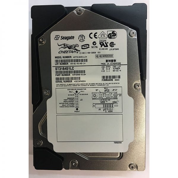 9P2006-010 - Seagate 18GB 15K RPM SCSI 3.5" HDD U160 80 pin