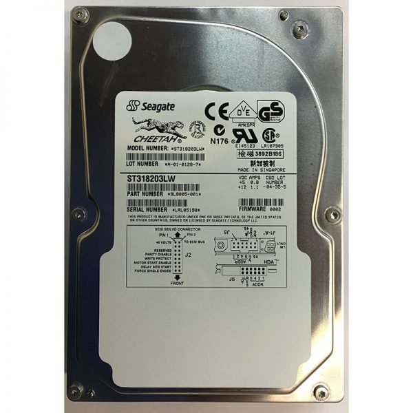 ST318203LW - Seagate 18GB 10K RPM SCSI 3.5" HDD Ultra 2 68Pin