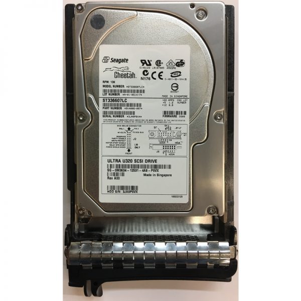 9V4006-087 - Seagate 36GB 10K RPM SCSI 3.5" HDD U320 80 pin with tray