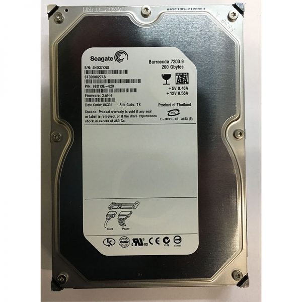 ST3200827AS - Seagate 200GB 7200 RPM SATA   3.5" HDD