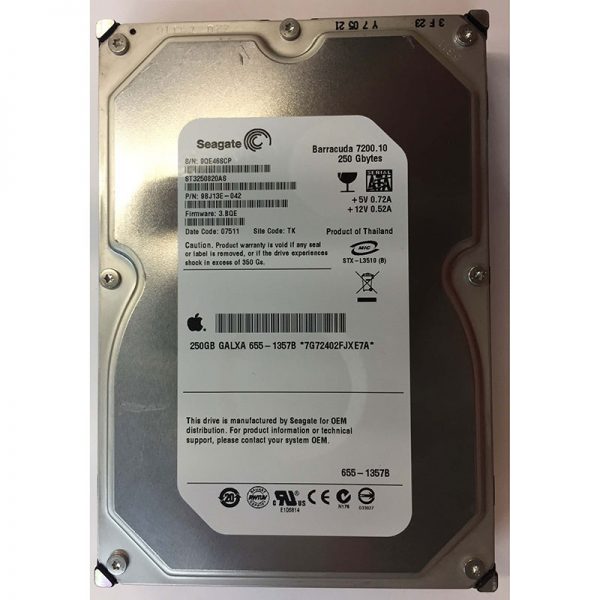 9BJ13E-042 - Seagate 250GB 7200 RPM SATA 3.5" HDD