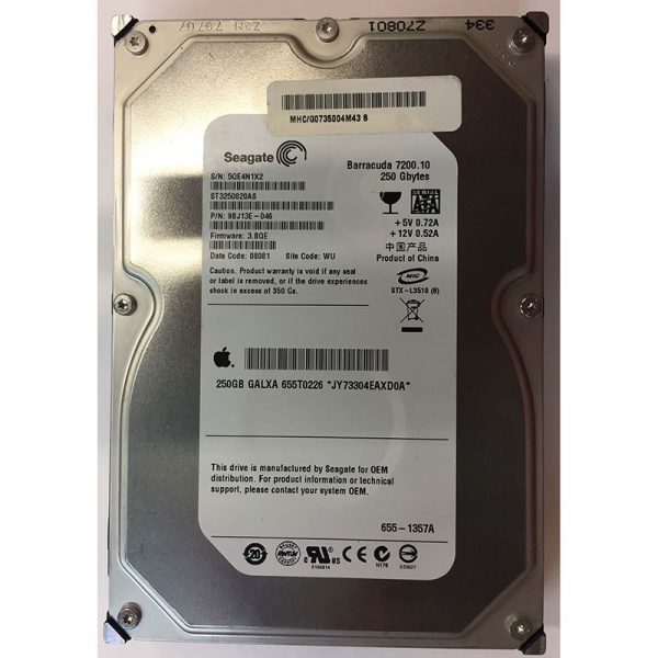 9BJ13E-046 - Seagate 250GB 7200 RPM SATA 3.5" HDD