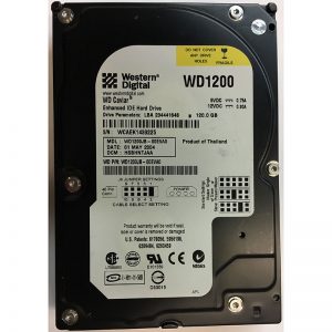 WD1200JB-00EVA0 - Western Digital 120GB 7200 RPM IDE 3.5" HDD