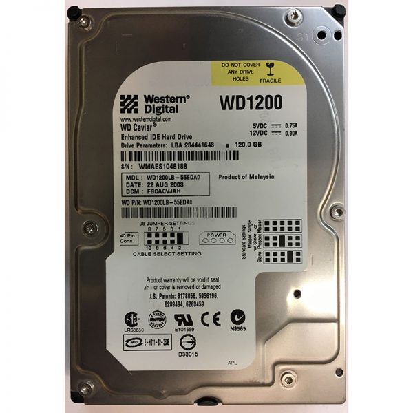 WD1200LB  - Western Digital 120GB 7200 RPM IDE 3.5" HDD