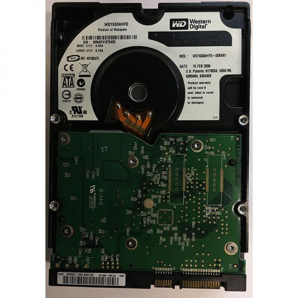 WD1500AHFD-00RAR1 - Western Digital 150GB 10K RPM SATA 3.5": HDD