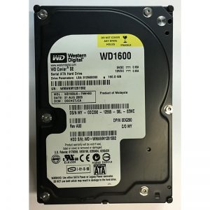 WD1600JS-75MHB0 - Western Digital 160GB 7200 RPM SATA 3.5" HDD