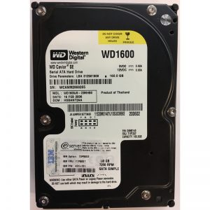 WD1600JS-23MHB0 - Western Digital 160GB 7200 RPM SATA 3.5" HDD