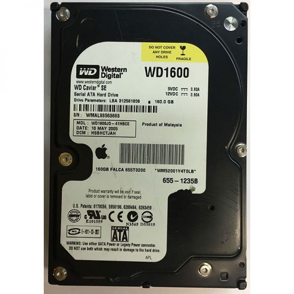 WD1600JD-41HBC0 - Western Digital 160GB 7200 RPM SATA 3.5" HDD