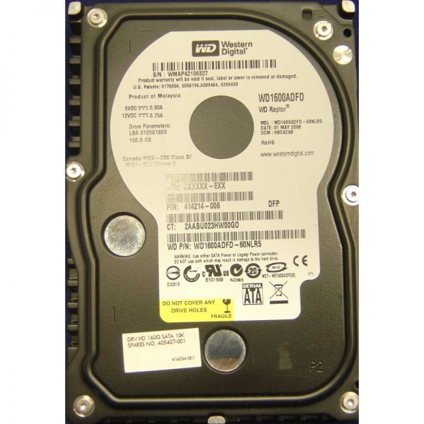 WD1600ADFD  - Western Digital 160GB 10K RPM SATA 3.5" HDD