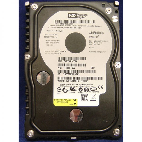 WD1600ADFS-60SLR2 - Western Digital 160GB 10K RPM SATA 3.5" HDD