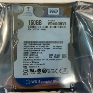 WD1600BEVT-11A23T0 - Western Digital 160GB 5400 RPM SATA 2.5" HDD