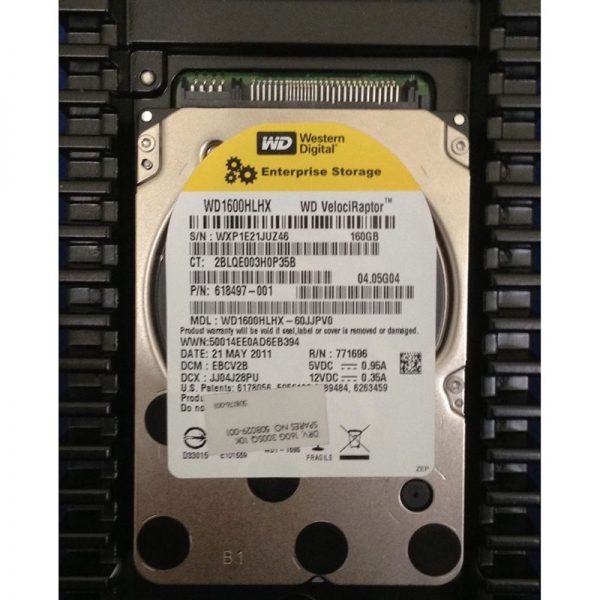 439994-001 - HP 160GB 10K RPM SATA 3.5" HDD Western Digital WD1600HLHX version