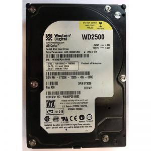 0T3050 - Dell 250GB 7200 RPM SATA 3.5" HDD