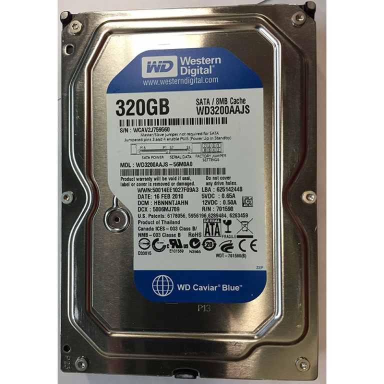 Western digital wd3200aajs как подключить к ноутбуку