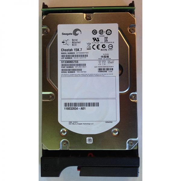 9FL066-031 - EMC 300GB 15K RPM SAS 3.5" HDD for VNXe3100, 3150, 3200, 1600 series