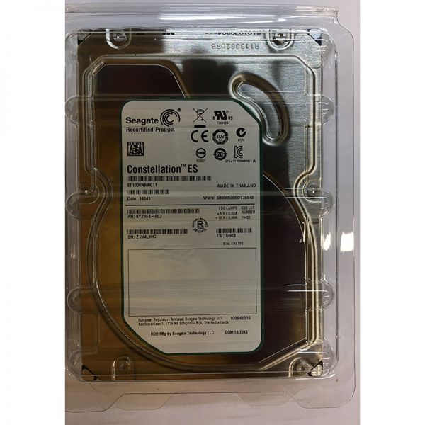 9YZ164-003 - Seagate 1TB 7200 RPM SATA 3.5" HDD manufacture refurbished