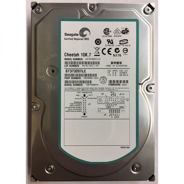 ST373207LC - Seagate 73GB 10K RPM SCSI 3.5" HDD U320 80 pin