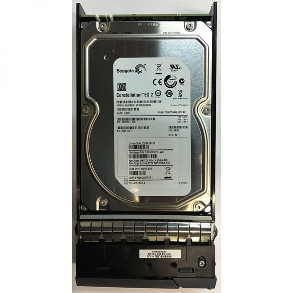 108-00277+A0 - NetApp 3TB 7200 RPM SATA 3.5" HDD for DS4243 24 bay enclosure