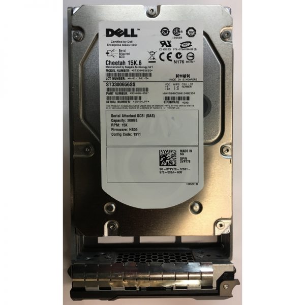 0YP778 - Dell 300GB 15K RPM SAS 3.5" HDD