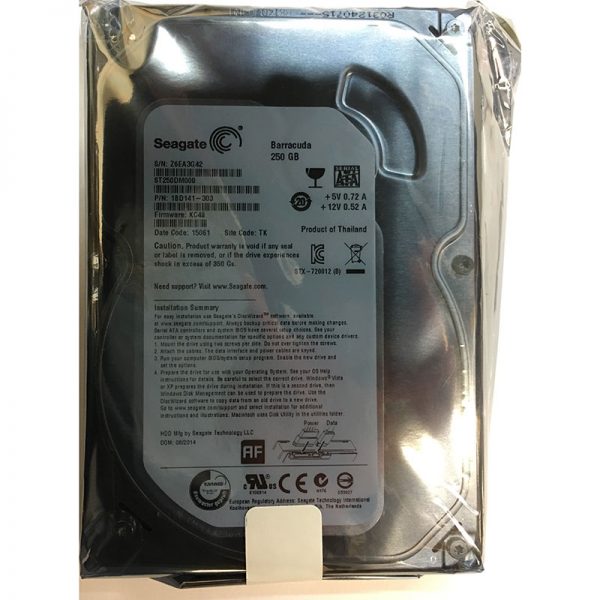 ST250DM000 - Seagate 250GB 7200 RPM SATA 3.5" HDD factory sealed