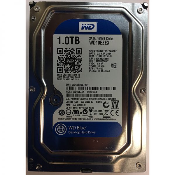 WD10EZEX - Western Digital 1TB 7200 RPM SATA  3.5" HDD