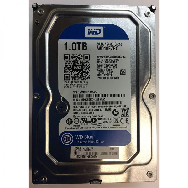 WD10EZEX-22BN5A0 - Western Digital 1TB 7200 RPM SATA 3.5" HDD