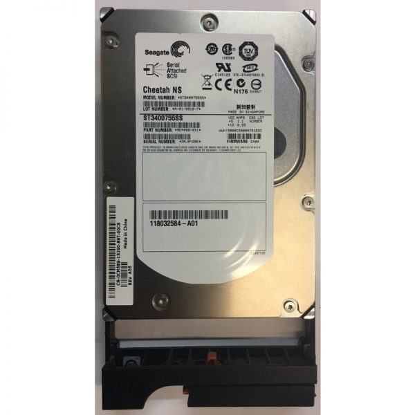 9EA066-031 - EMC 400GB 10K RPM SAS 3.5" HDD for AX4-5, AX4-5I, AX4-5F