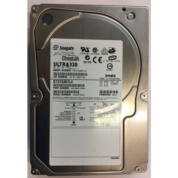 9V3006-003 - Seagate 73GB 10K RPM SCSI 3.5" HDD U320 80 Pin