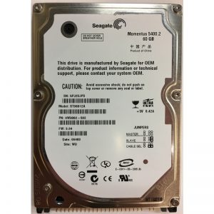 9W3882-502 - Seagate 60GB 5400 RPM IDE 2.5" HDD