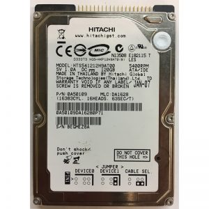 0A50109 - Hitachi 120GB 5400 RPM IDE 2.5" HDD