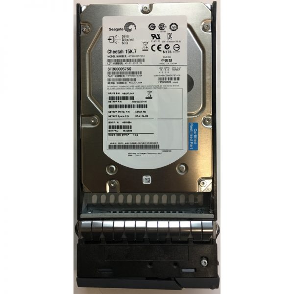 108-00227+A1 - NetApp 600GB 15K RPM SAS 3.5" HDD for DS4243 24 bay enclosure