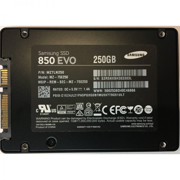 MZ7LN250 - Samsung 250GB SSD SATA 2.5" HDD SSD