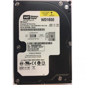 WD1600BB-55GUC0 - Western Digital 160GB 7200 RPM IDE 3.5" HDD