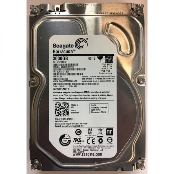 0HHD4K - Dell 3TB 7200 RPM SATA 3.5" HDD