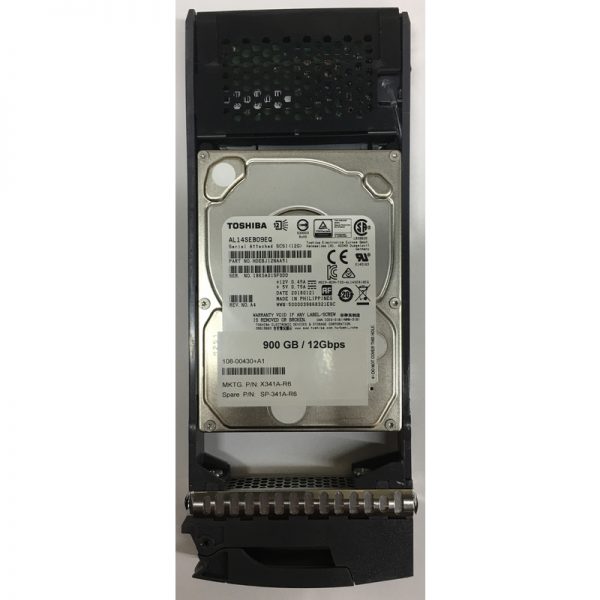 HDEBJ12NAA51 - NetApp 900GB 10K RPM SAS 2.5" HDD for DS2246 24 bay enclosure, DS224C 24 bay enclosure, FAS2240-2, FAS2552, FAS2650, FAS2770