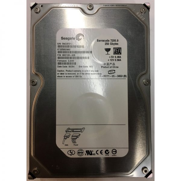 9BD133-620 - Seagate  250GB 7200 RPM SATA 3.5" HDD