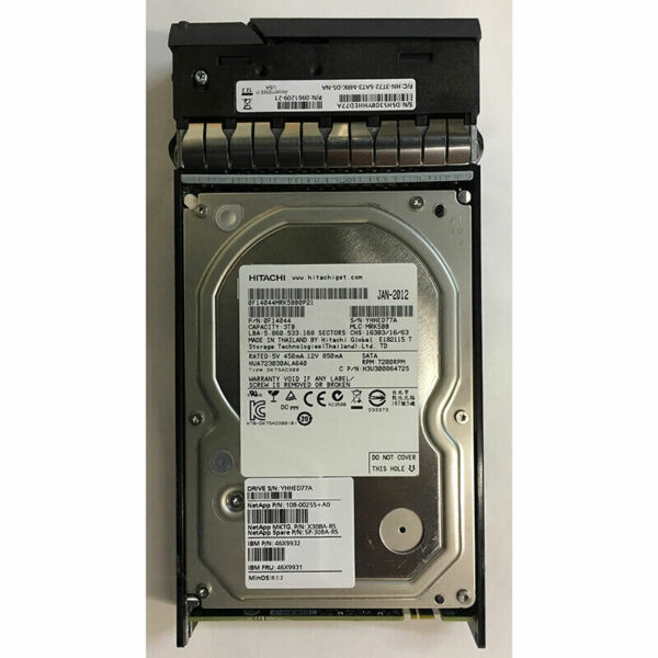 108-00255+A0 - NetApp 3TB 7200 RPM SATA 3.5" HDD for DS4243 24 bay enclosure