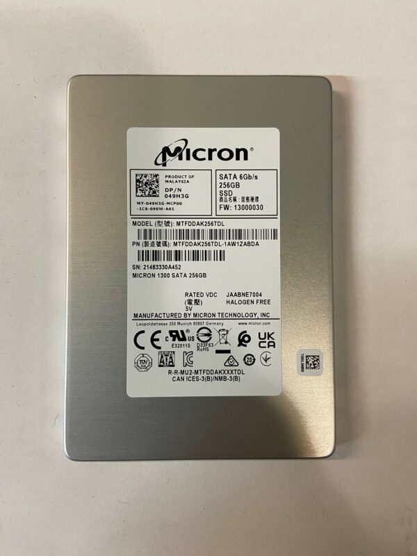 49H3G - Dell 256GB SSD SATA 2.5" HDD