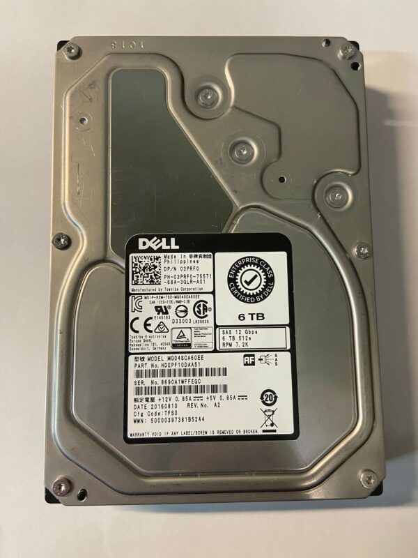 AL13SXB60EA - Dell 600GB, 15K RPM SAS 2.5" HDD