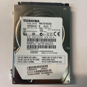 MK7575GSX - Toshiba 750GB 5400 RPM SATA 2.5" HDD