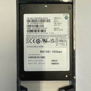 108-00546+B0 - NetApp 960GB SSD SAS 2.5" HDD for DS224C, 24 bay enclosure, AFF-A200, AFF- A220, and  FAS2750 series