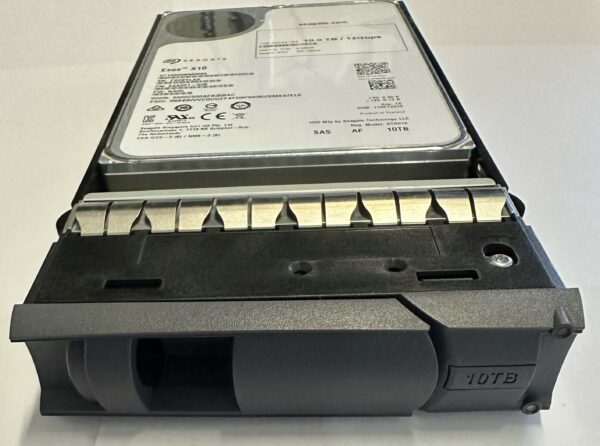 X380_STATE10TA07 - NetApp 10TB 7200 RPM SAS 3.5" HDD for DS4246, 24 bay enclosure,  DS212C 12 bay enclosure and FAS2620, 1 year warranty